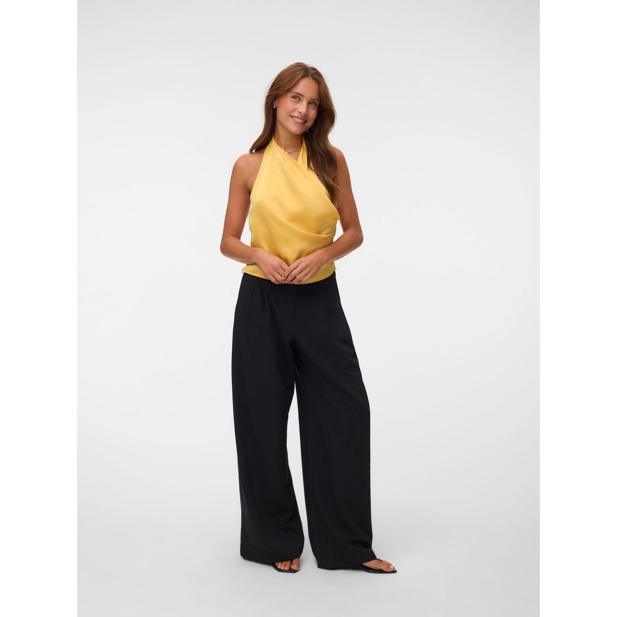 Top misted yellow, VERO MODA