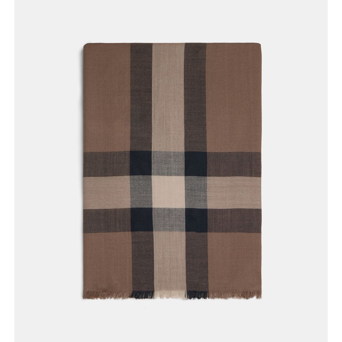 Echarpe bradley marron et bleu, GALERIES LAFAYETTE