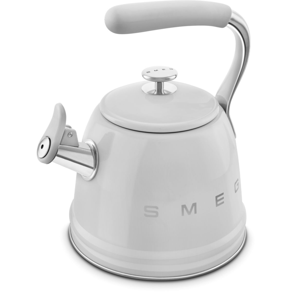 Bouilloire sifflante 2.3L Silver couleur unique, SMEG