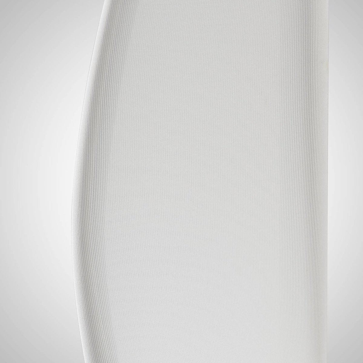 Lampadaire en textile moderneLED, Edano blanc, chrome, LUCANDE