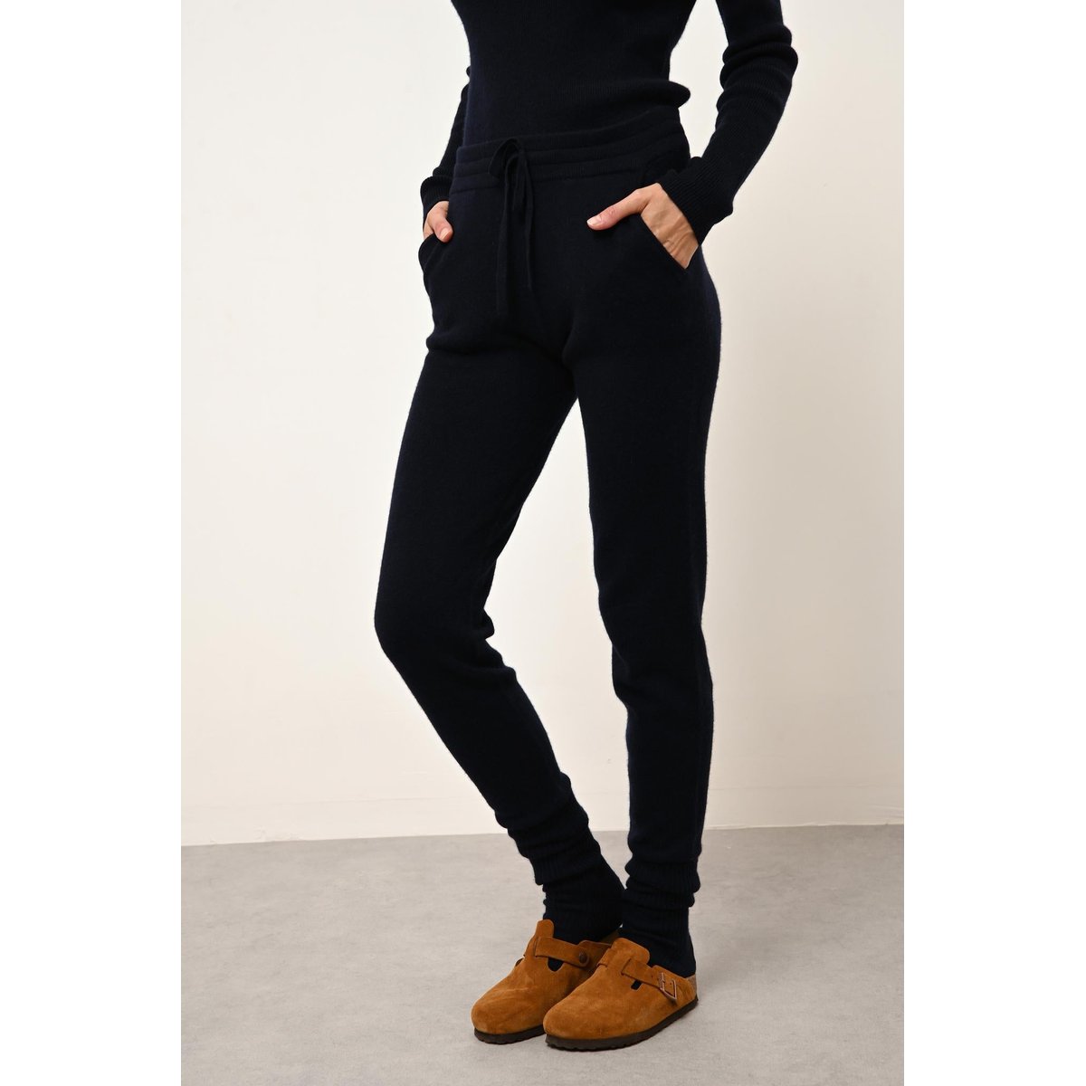 Jogging Navy Wendy bleu foncé, JUST CASHMERE