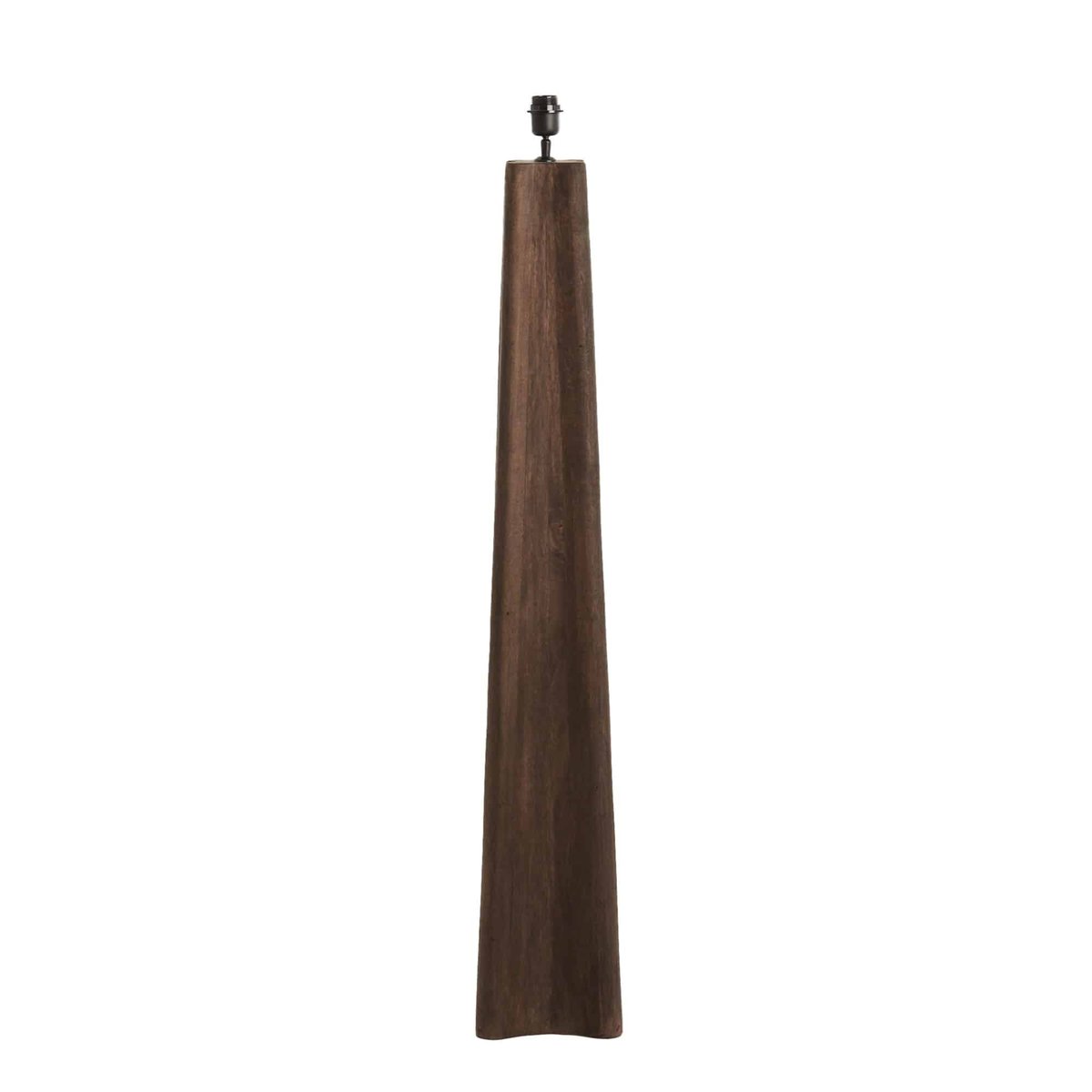 Lampadaire Bois NAVELLI gris, LIGHT & LIVING