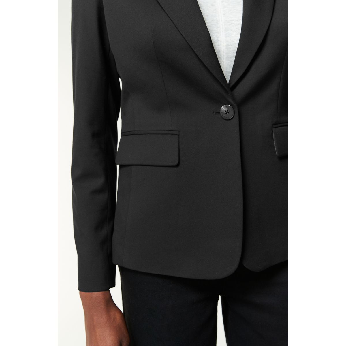 Blazer habillé coupe droite noir, NEXT