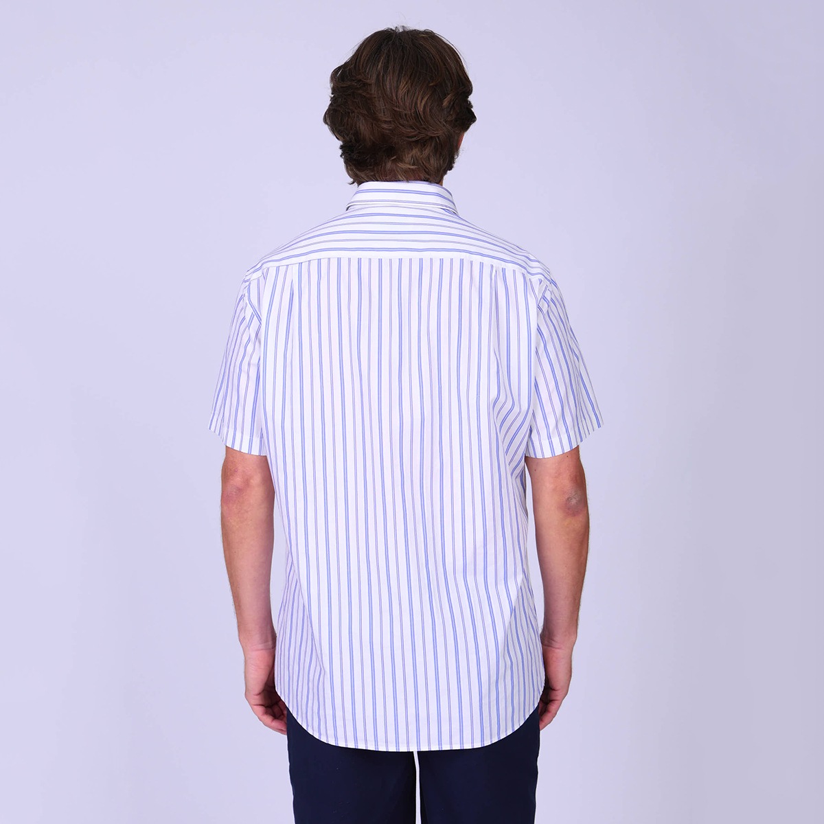 Chemise à rayures blanc, MISE AU GREEN