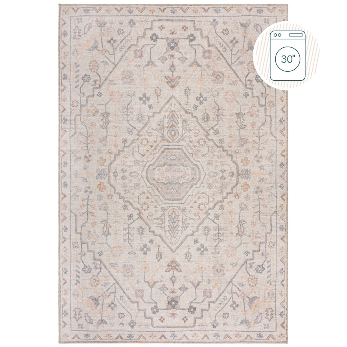 Tapis lavable TEO beige, FLAIR RUGS