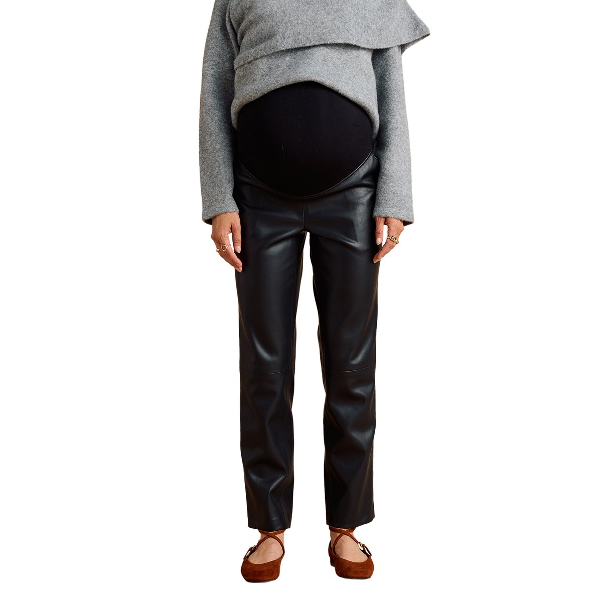 Pantalon de grossesse bandeau noir, ENVIE DE FRAISE