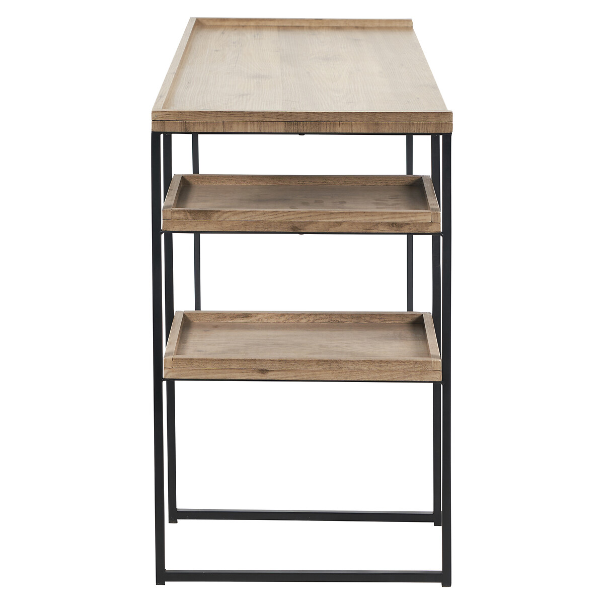 Industrial Natural Wood Desk natural, SO'HOME