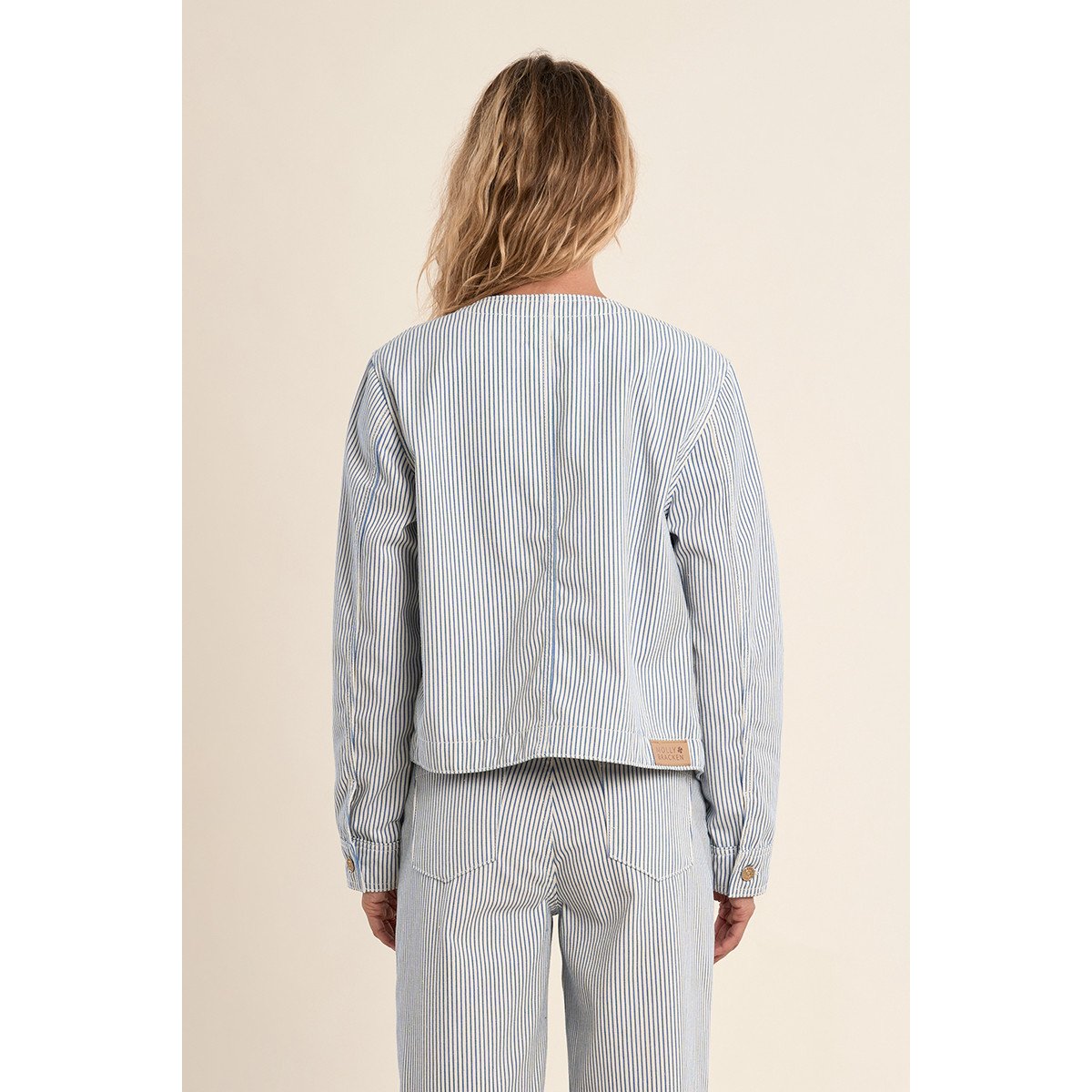 Veste rayée light blue, MOLLY BRACKEN