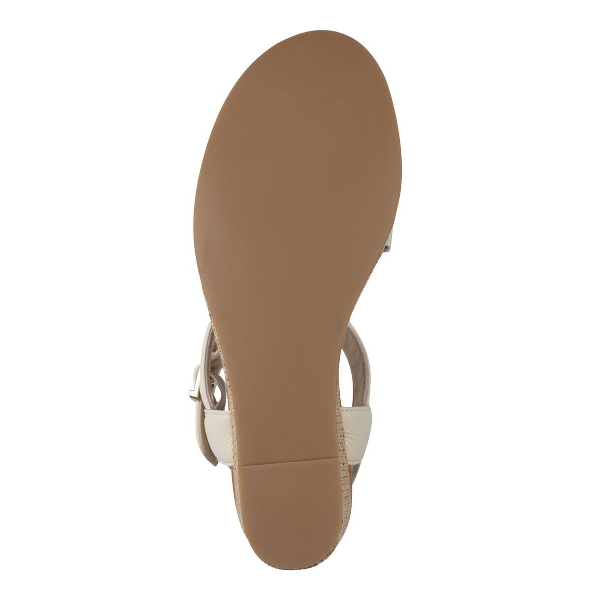 Sandale à talon plate beige crème, S.OLIVER