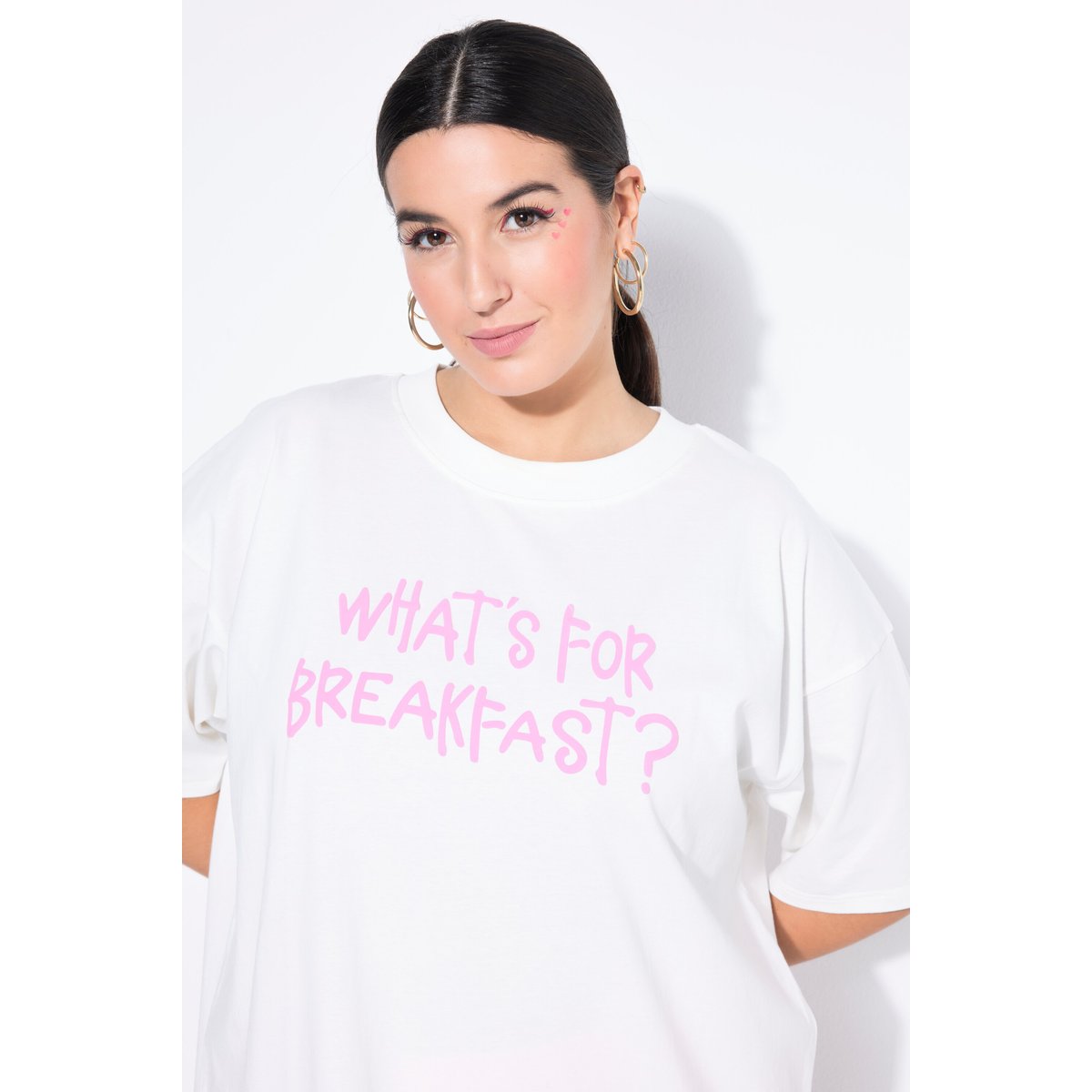 T-shirt oversize, imprimé photo blanc cassé, STUDIO UNTOLD