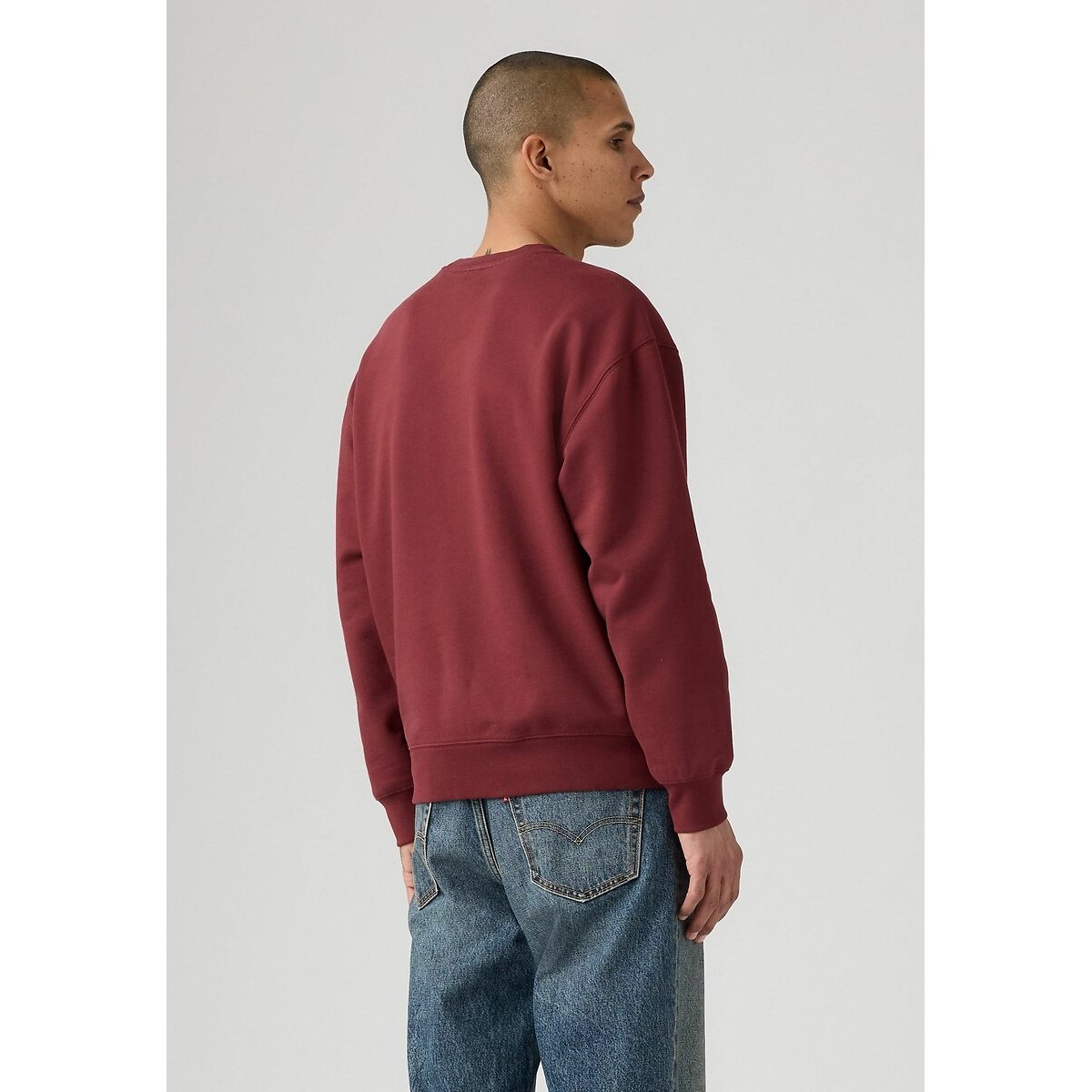 Sweat col rond bordeaux, LEVI'S