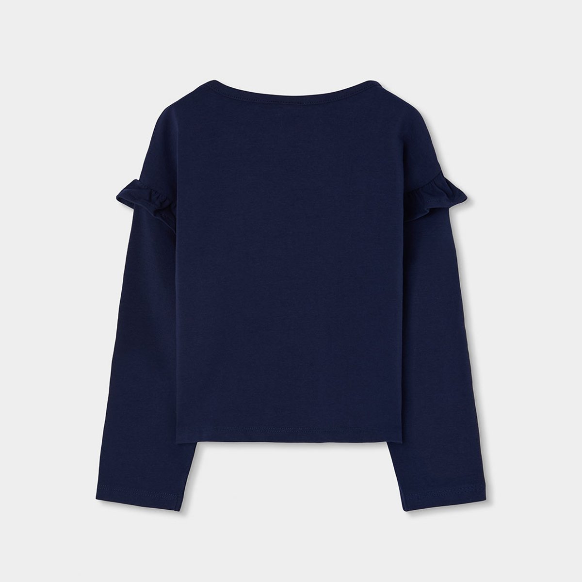 T-shirt maille fille Tour Eiffel bleu, BOBOLI