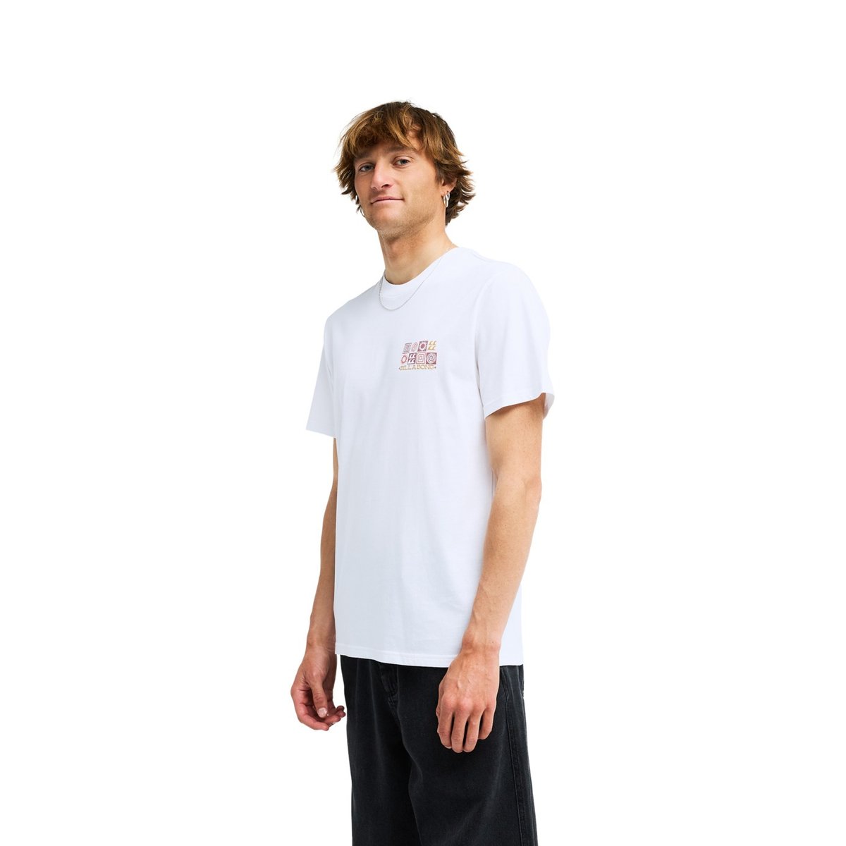 T shirt manches courtes SEGMENT blanc white, BILLABONG