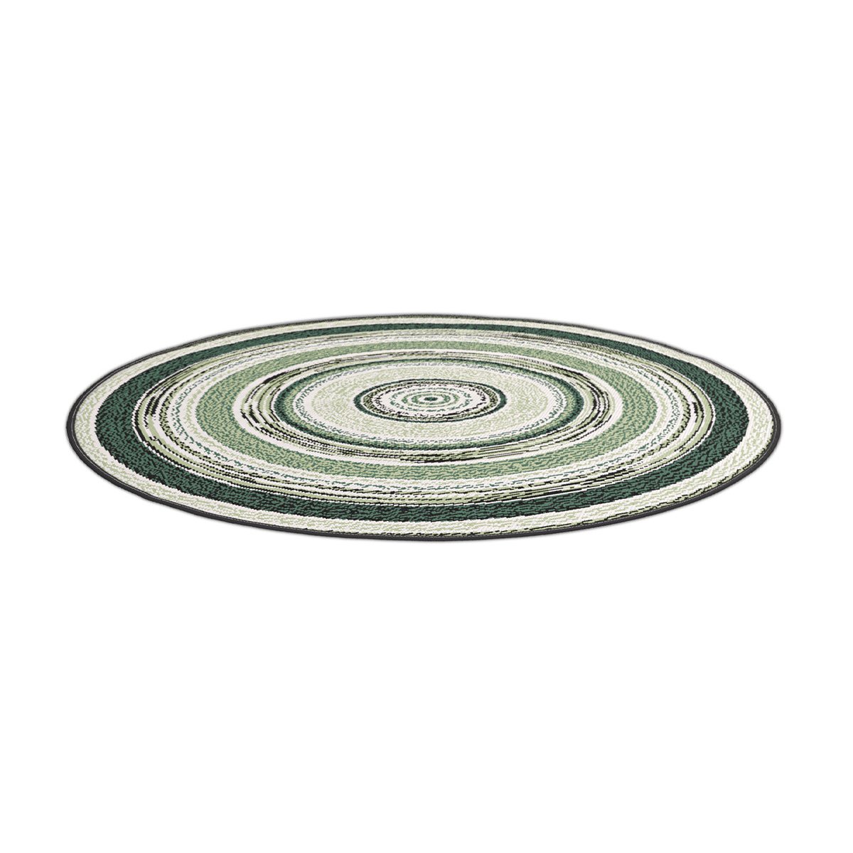 Tapis poils ras style bohème, IVY vert, BOBOCHIC