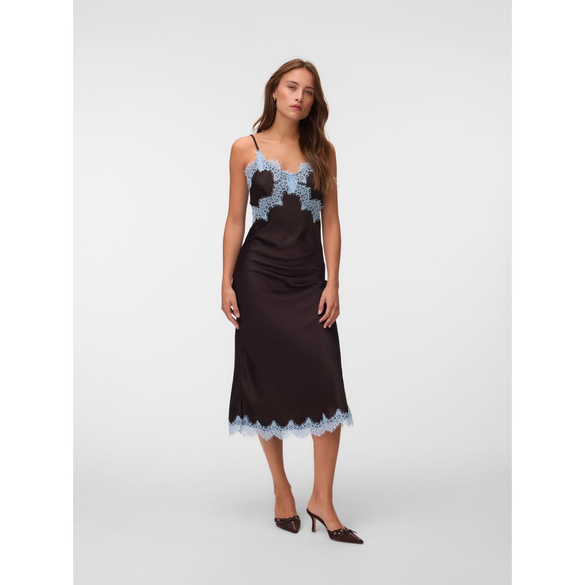 Robe marron - chocolate torte 2, VERO MODA