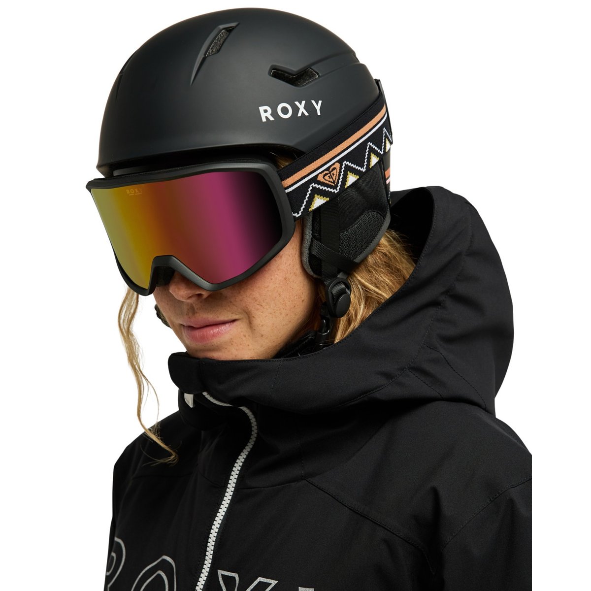 Masque de ski/snowboard IZZY. noir black/clux ml silver s3, ROXY