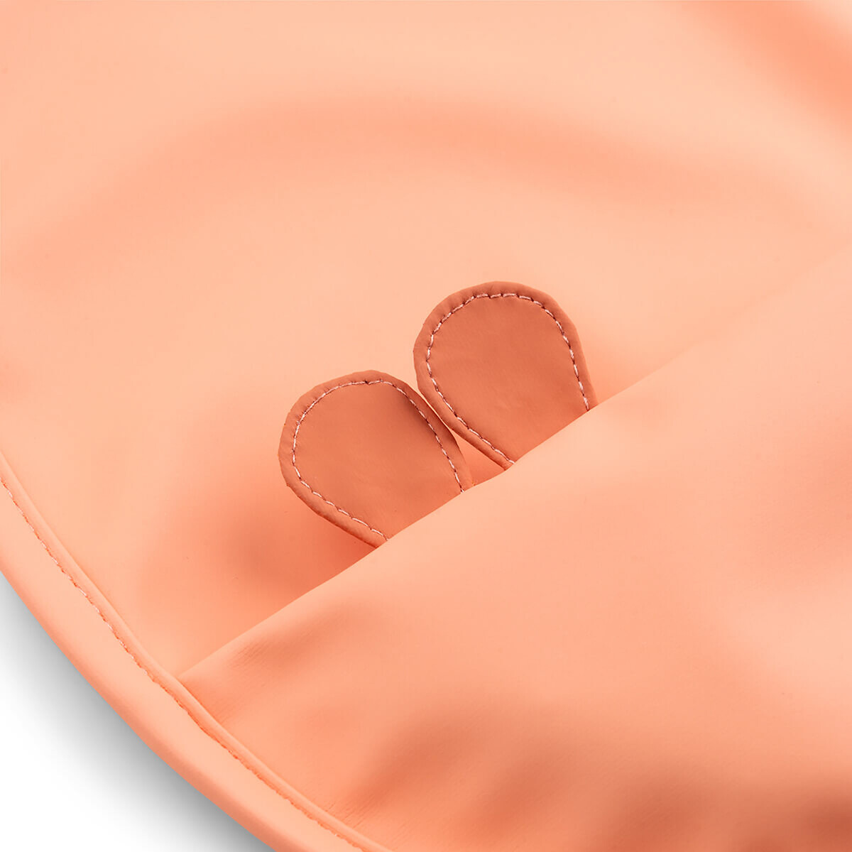 Bavoir à élastique Raffi corail, DONE BY DEER