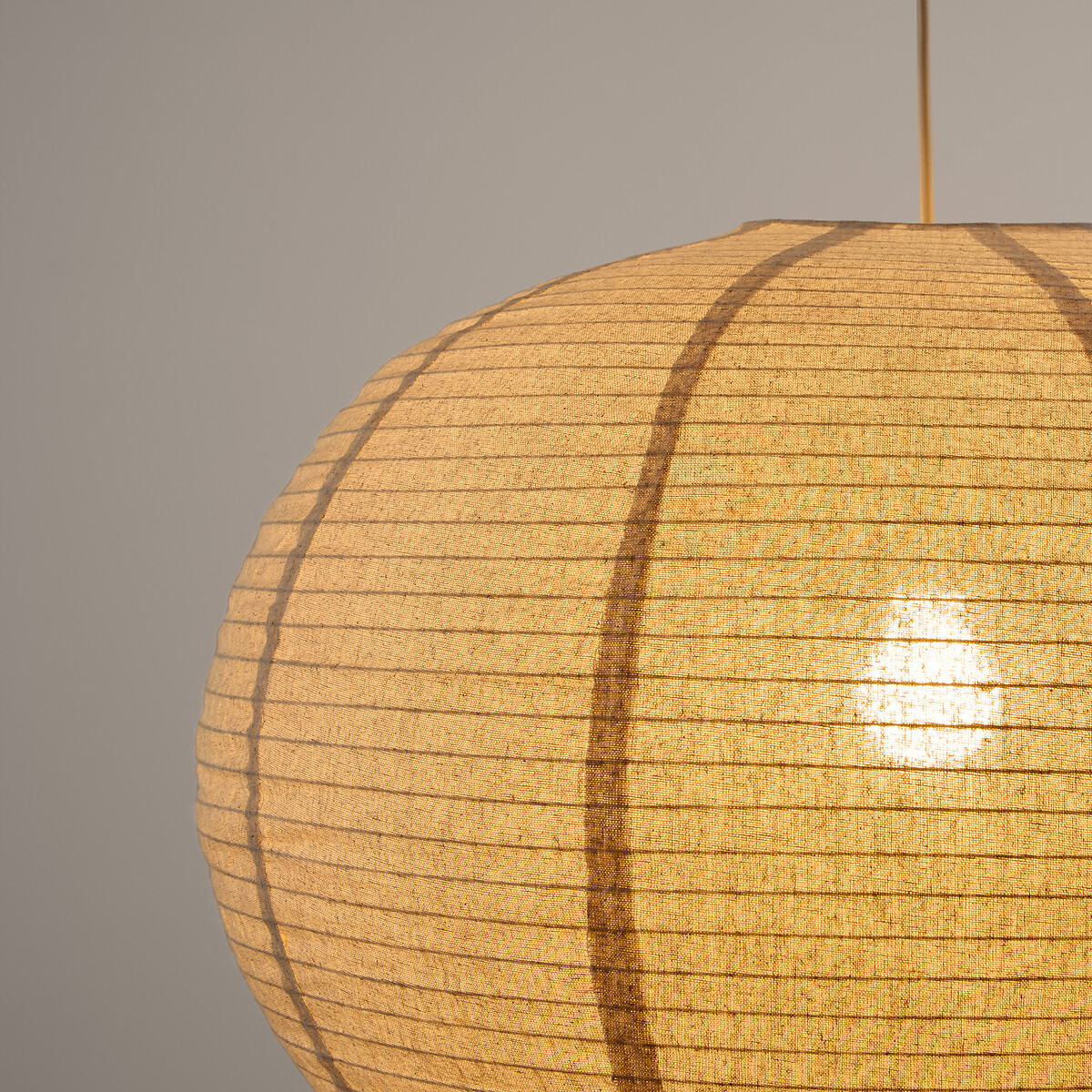 Suspension boule en lin, diamètre 65 cm, MARY naturel, LA REDOUTE INTERIEURS