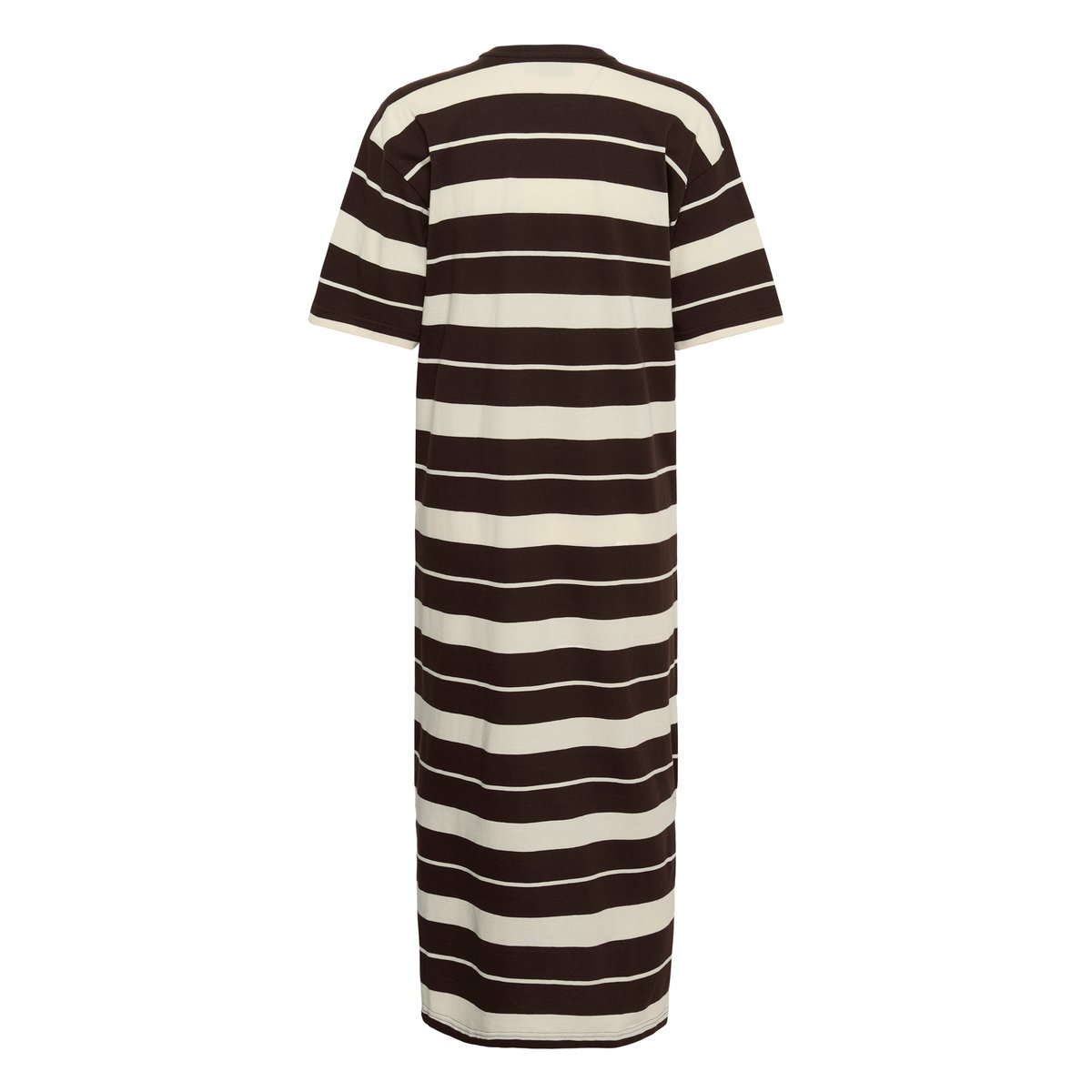 Robe marron coffee bean/turtledove stripe, KAFFE
