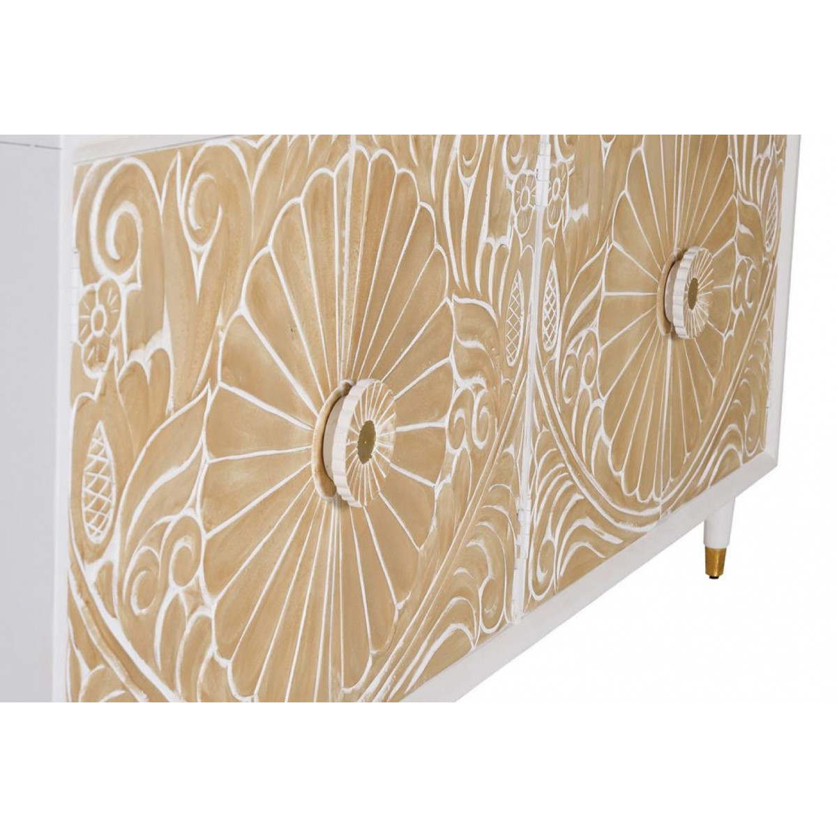 Bahut - CATALINA blanc, DECORATION D’AUTREFOIS