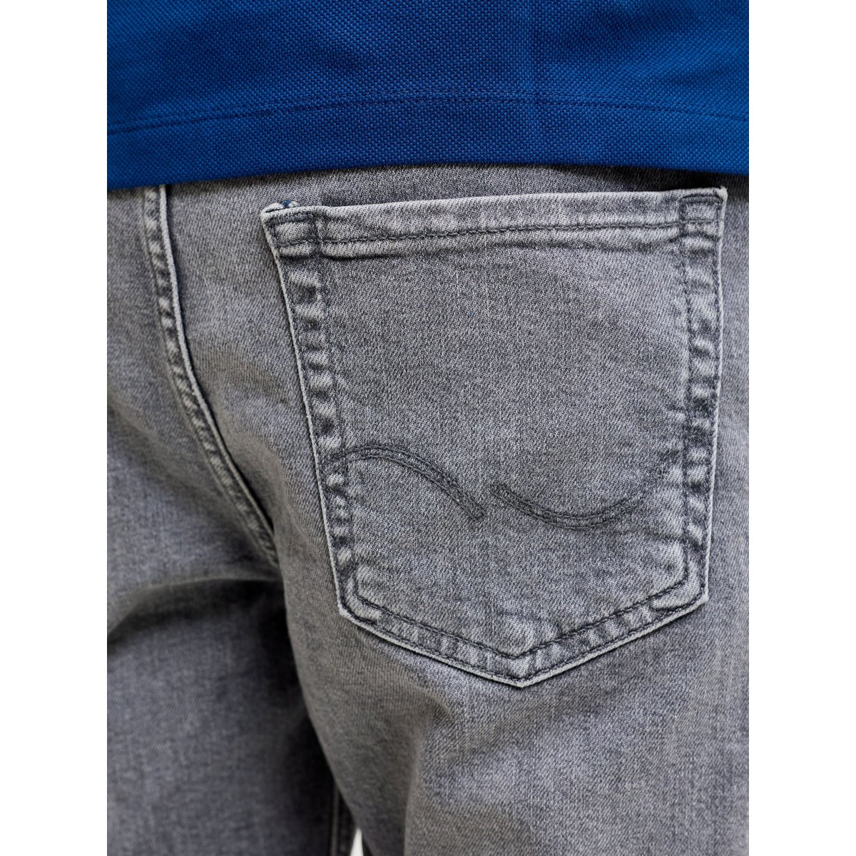 Short En Denim grey denim, JACK & JONES JUNIOR