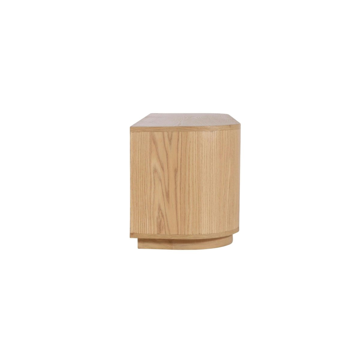 Meuble TV design en chêne, 2 portes LOREN bois clair, PIER IMPORT