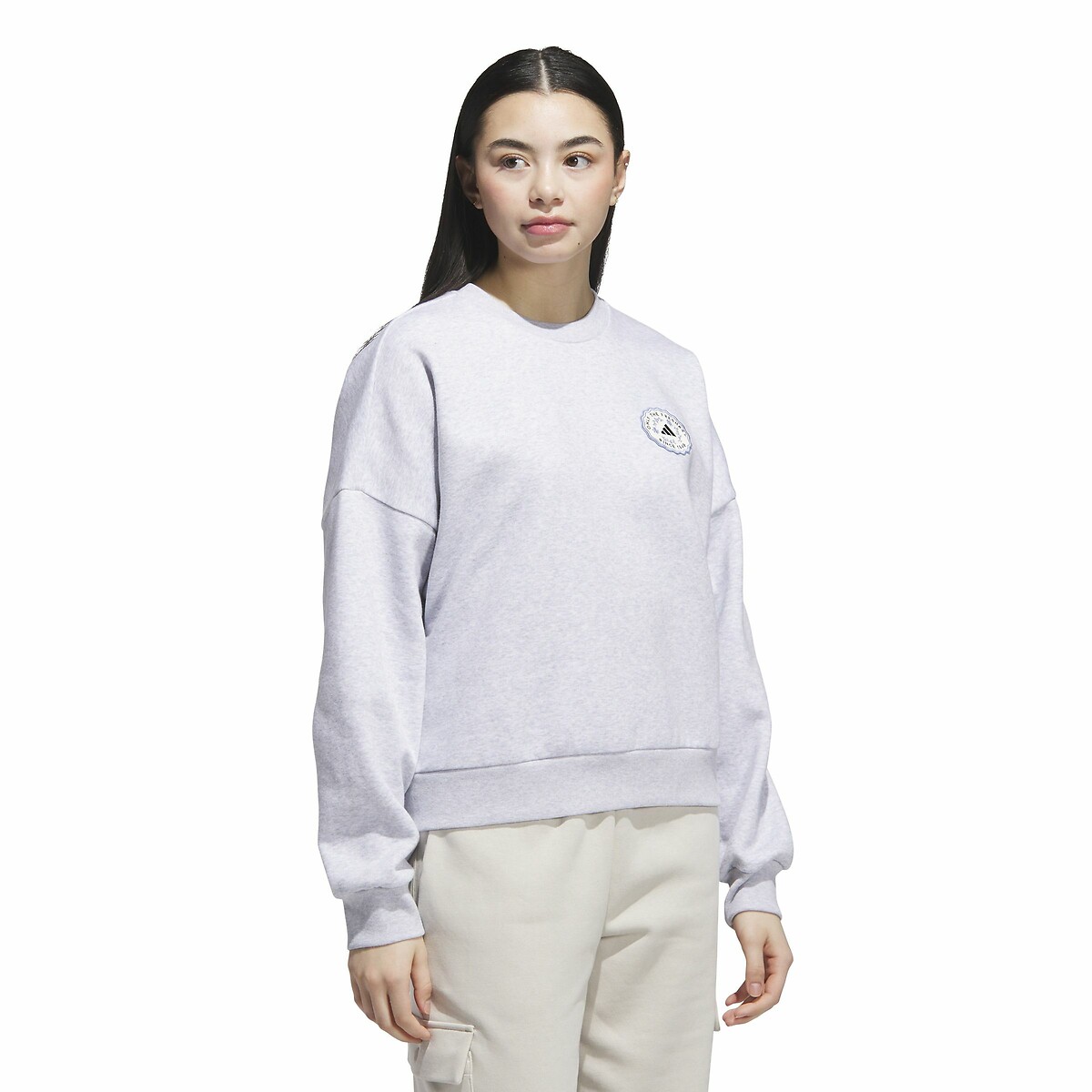 Sweat avec motif eu dos gris, ADIDAS SPORTSWEAR
