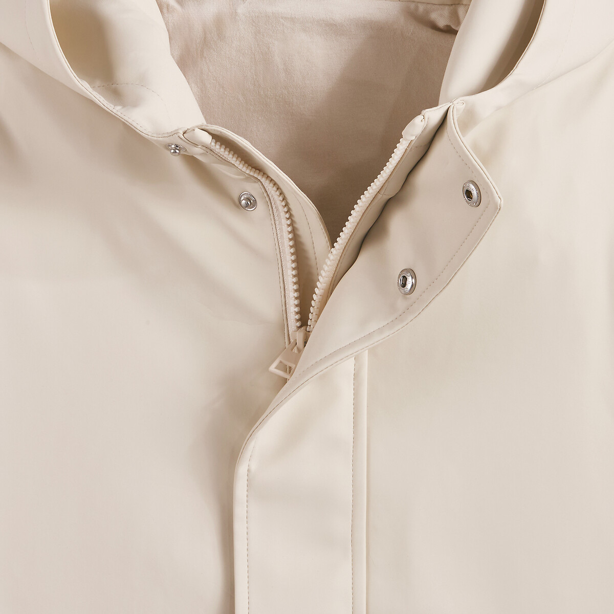 Ciré à capuche doublé jersey beige, LA REDOUTE COLLECTIONS