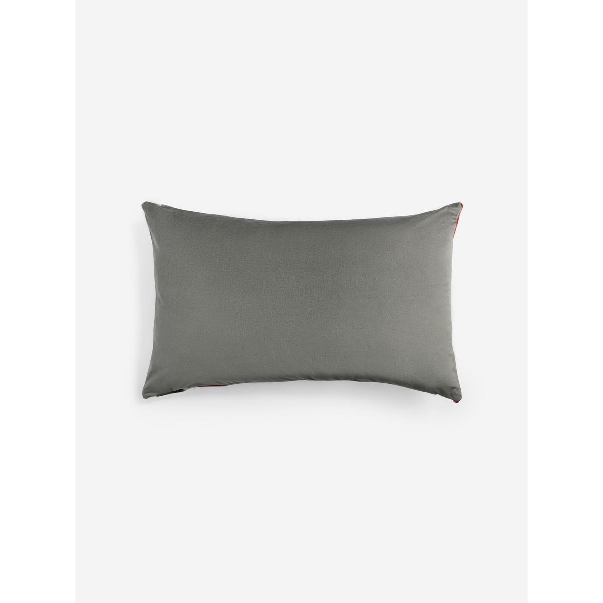 Coussin effet collage en velours coupé orange, NEXT