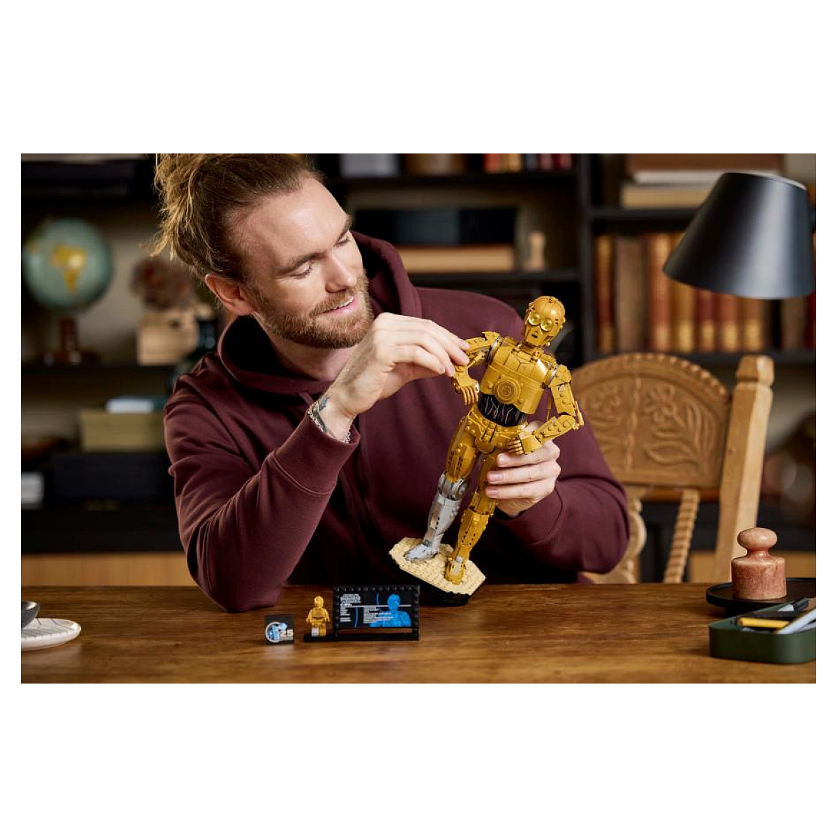 LEGO Star Wars - Figurine C-3PO à Construire - 75398 avec Support et Minifigurine multicolore, LEGO