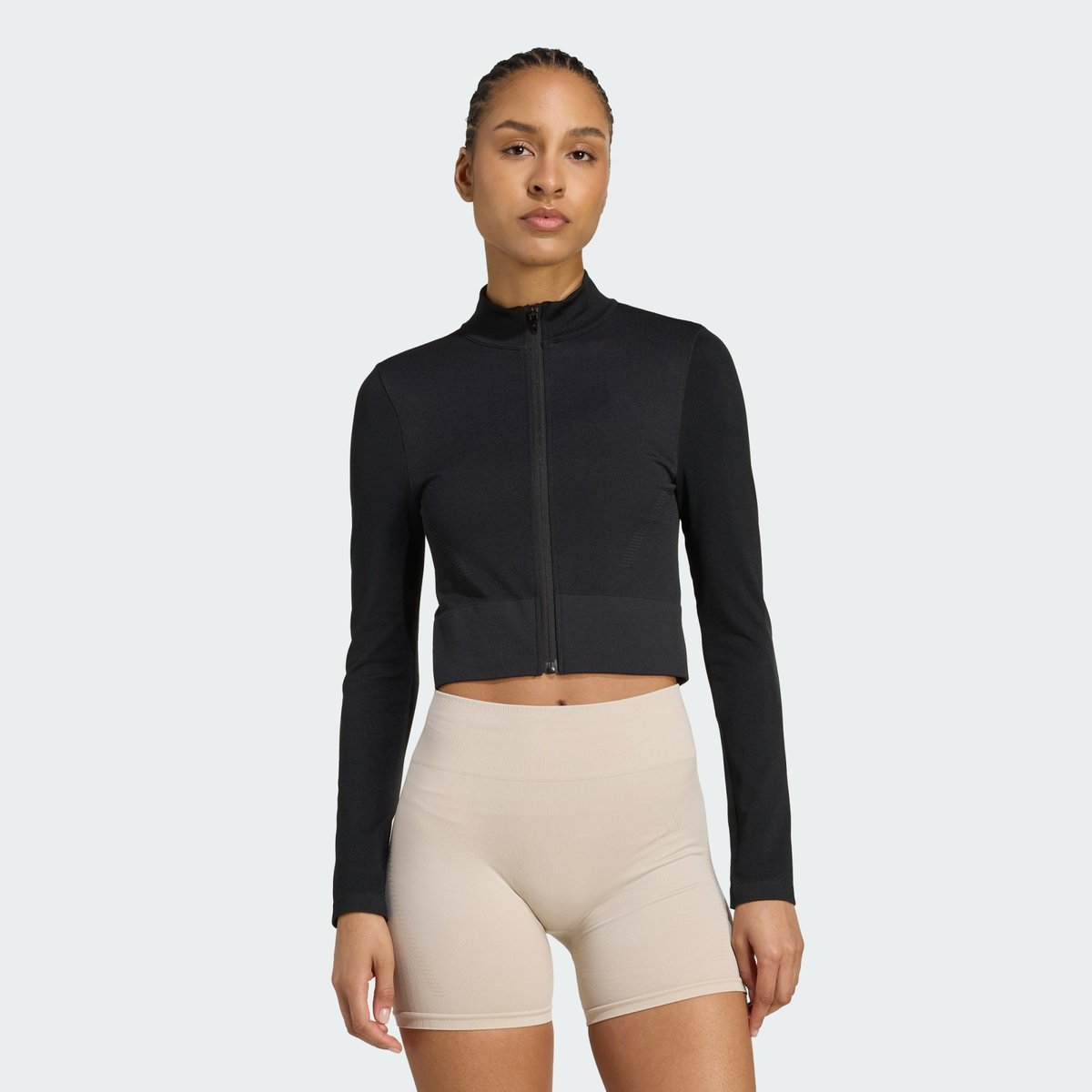 Veste D'entraînement Maille Zip Intégral Essentials Veste D'entraînement Maille Zip Intégral Essentials black, adidas Performance