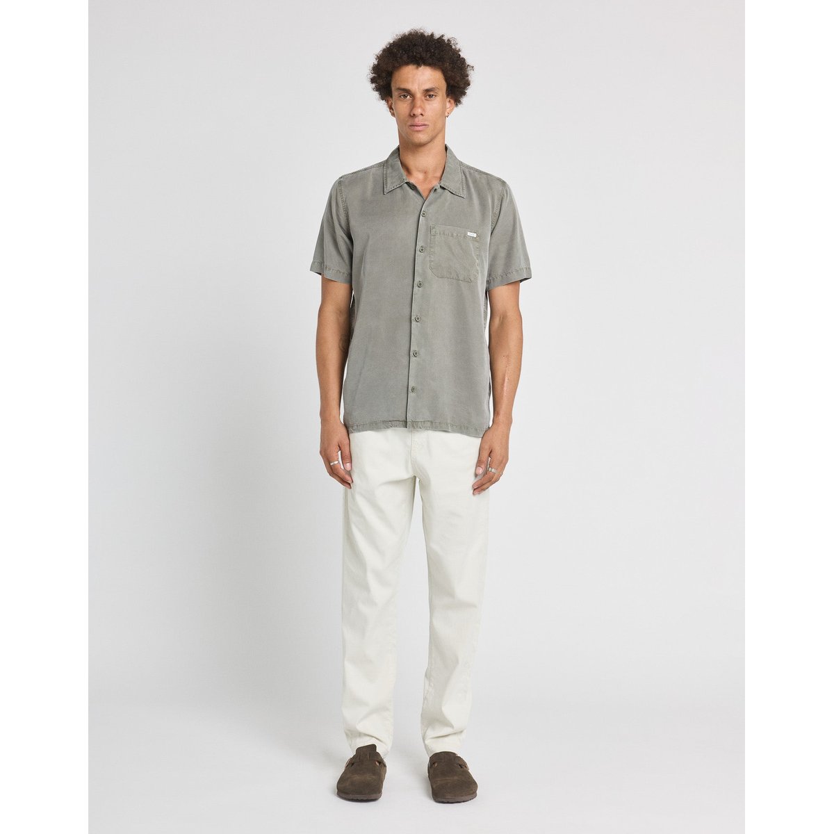 PANTALON LOOSE BONE ecru, PULLIN