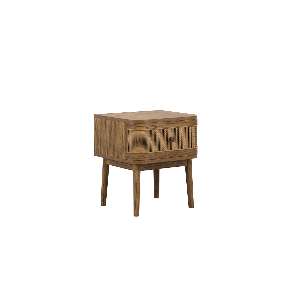 Myra Smoked Wood Bedside Cabinet smoked oak, SO'HOME