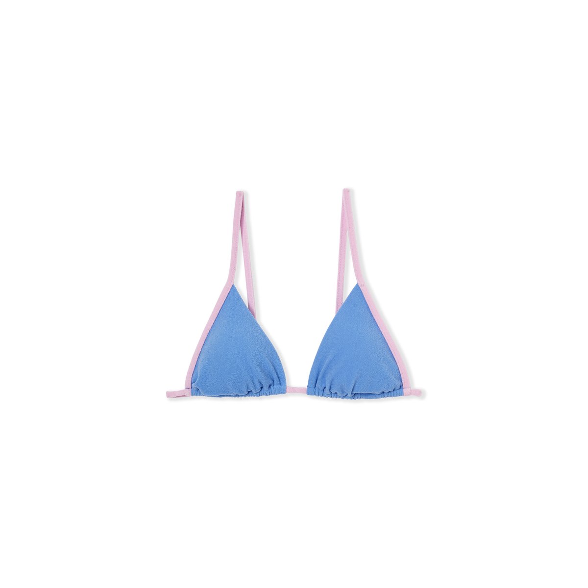 Haut de maillot de bain triangle FLOW bleu, ETAM