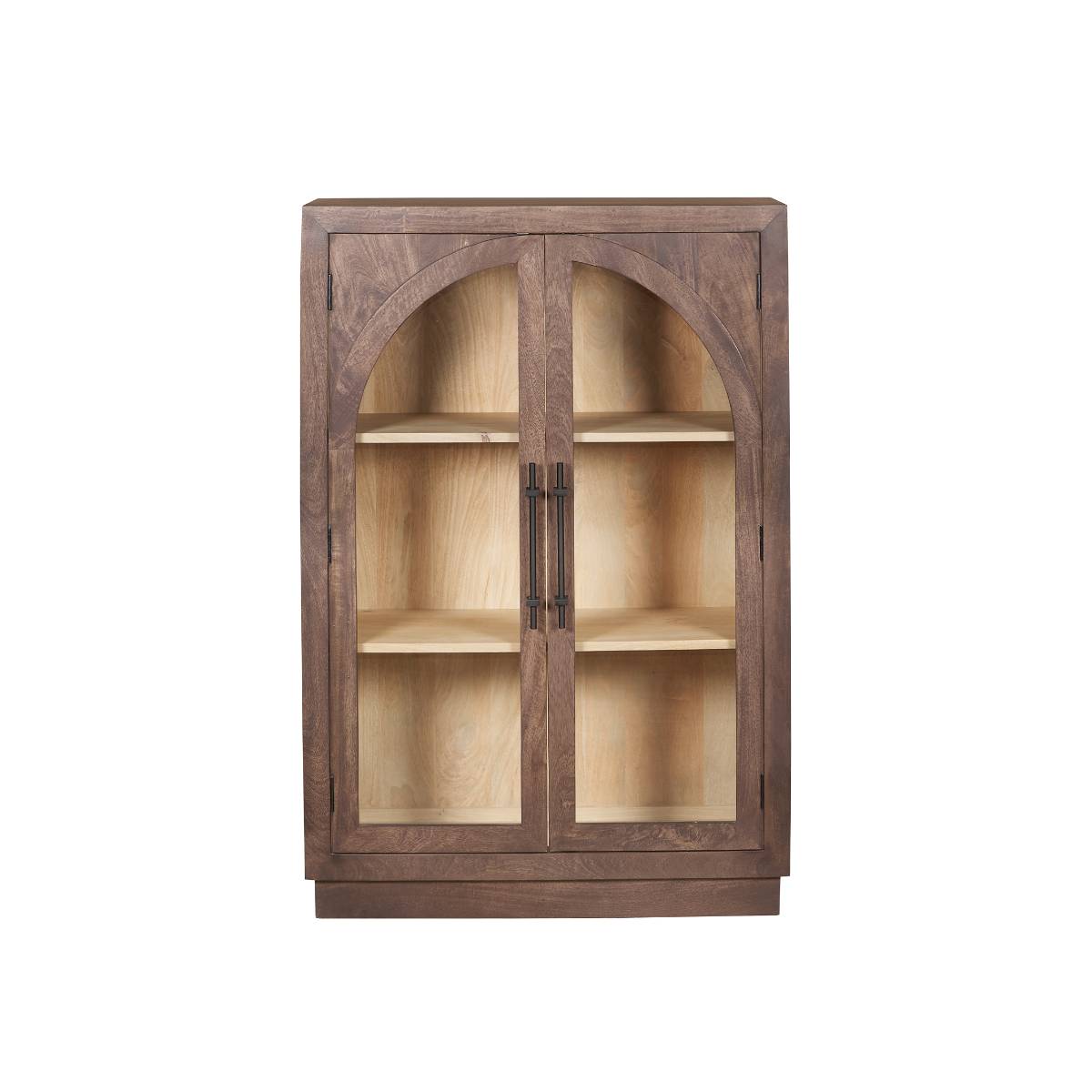 Vitrine en bois de manguier NOHEA bois clair, MADE IN MEUBLES