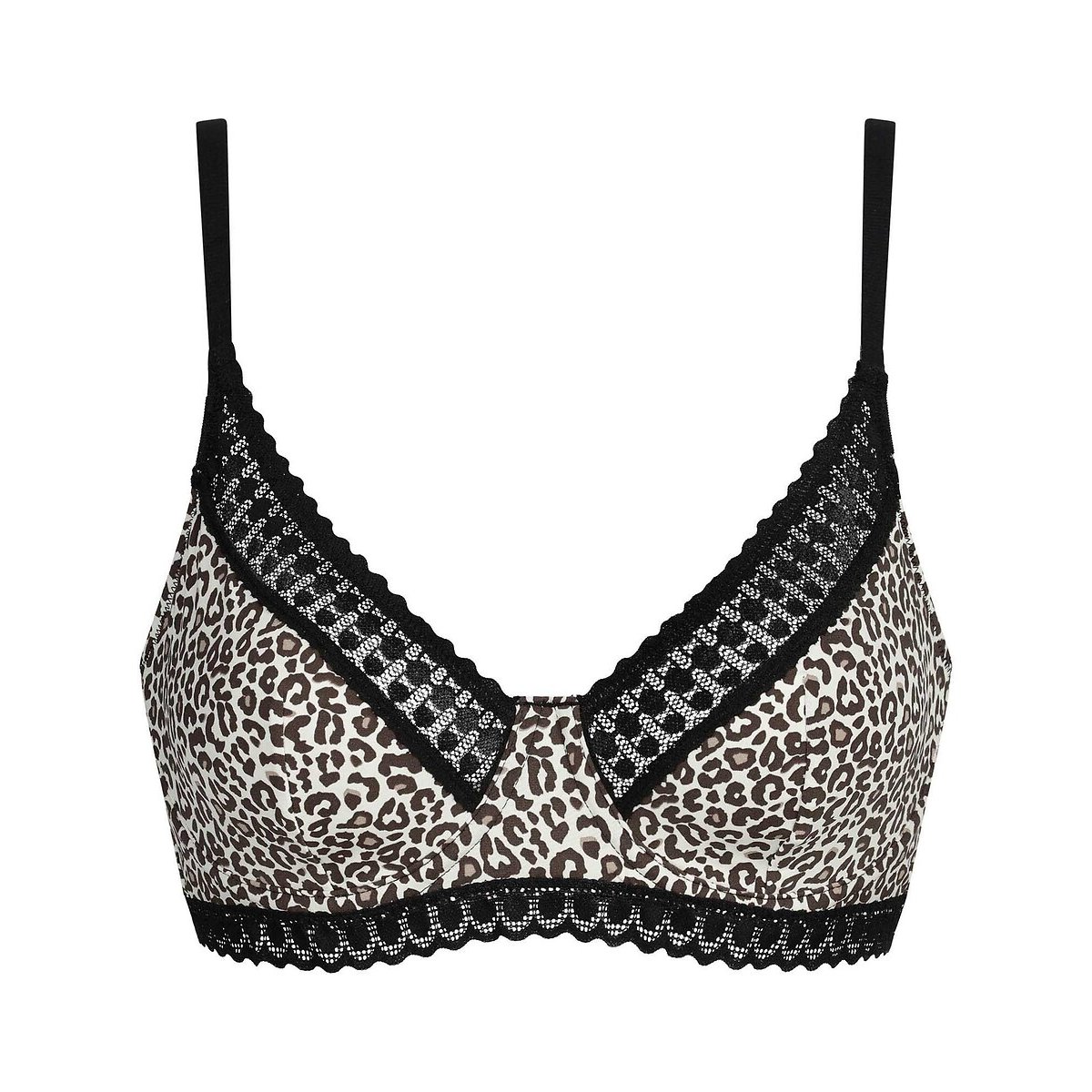 Soutien-gorge Foulard DAILY MICRO imprimé léopard, DIM