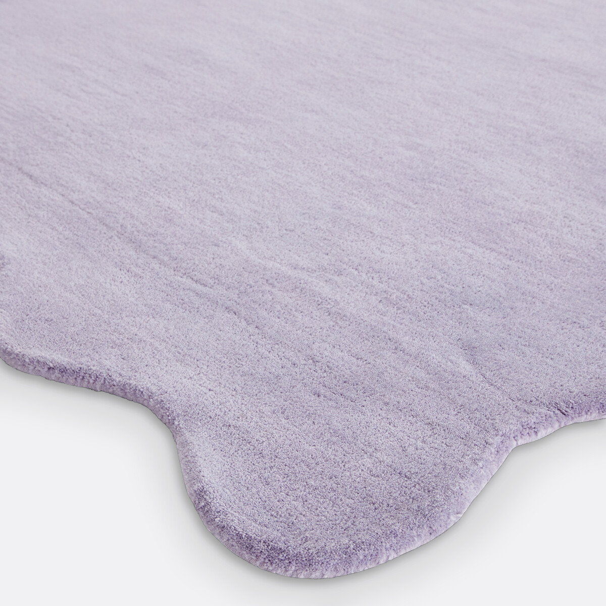 Scalero Scalloped 100% Wool Rug lavender, LA REDOUTE INTERIEURS