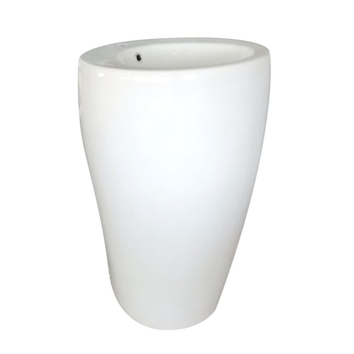 Lavabo colonne en céramique blanche 52x85x53cm BOSTON blanc, MOB IN