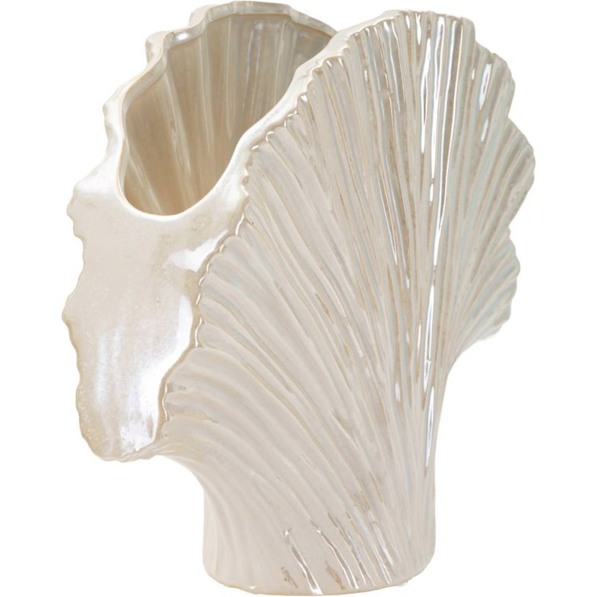 Vase coquillage céramique nacrée MODERN nacré, RECOLLECTION