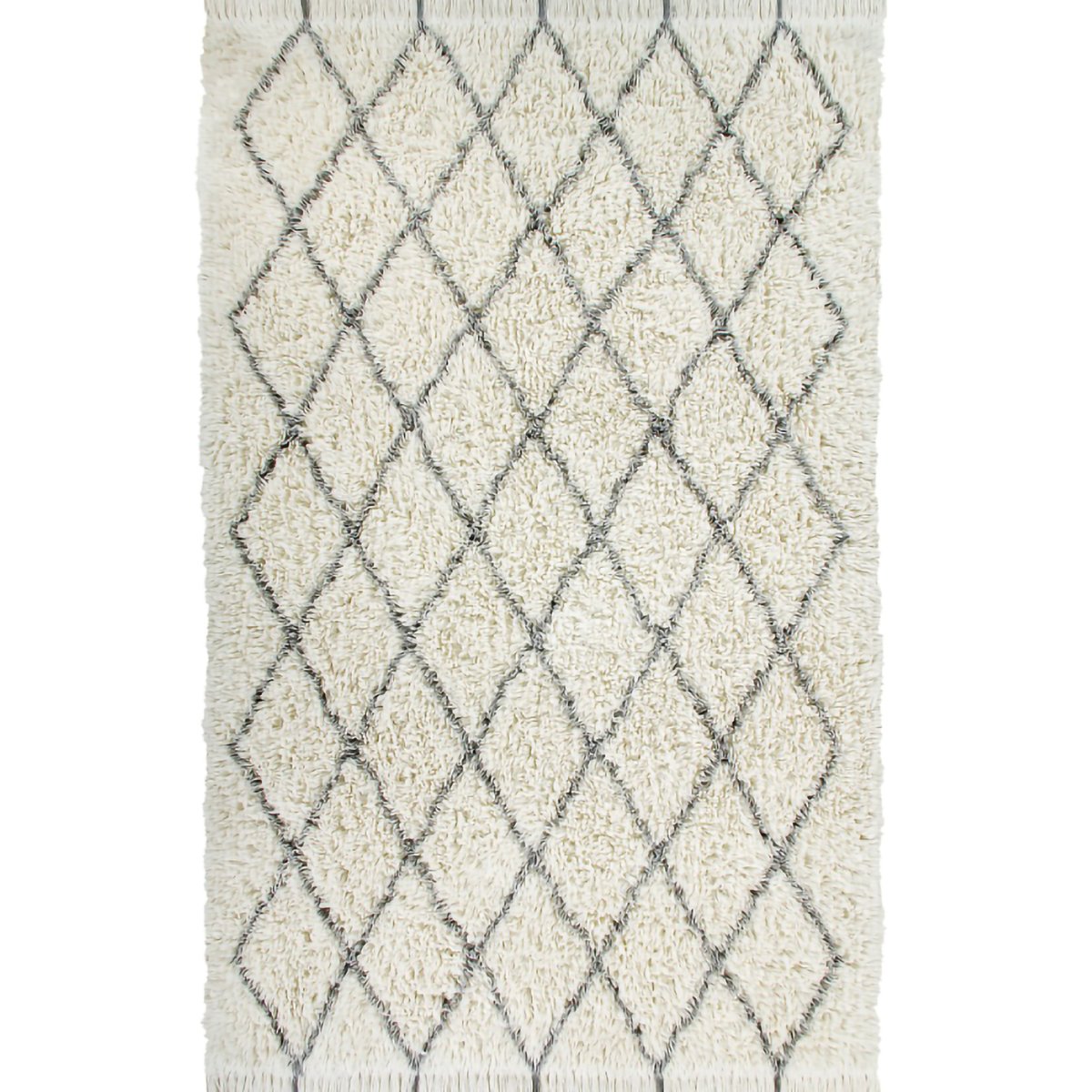 Tapis Lainable Rectangulaire BEREBER CLASSICS blanc, LORENA CANALS