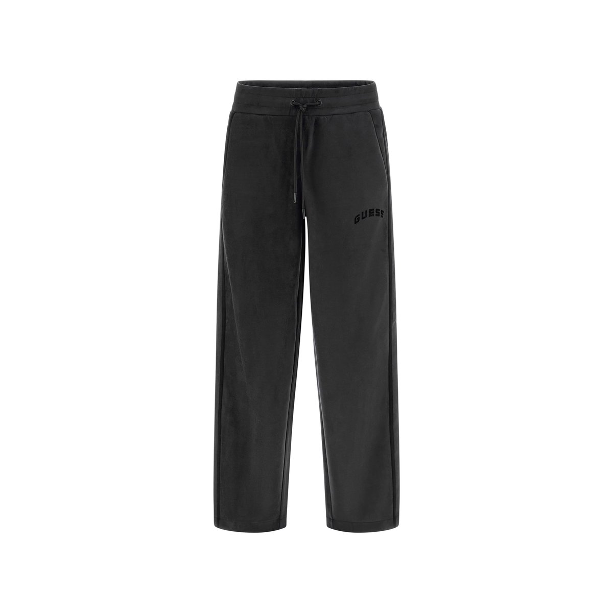 Pantalon Survêtement Néoprène Jambe Large gris, GUESS