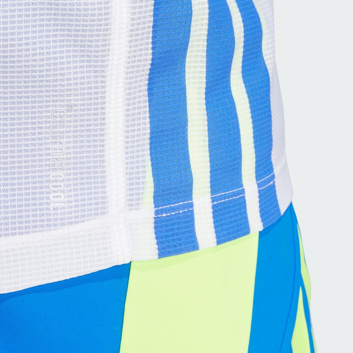T-shirt de running Adizero Retro white / lucid lemon, adidas Performance