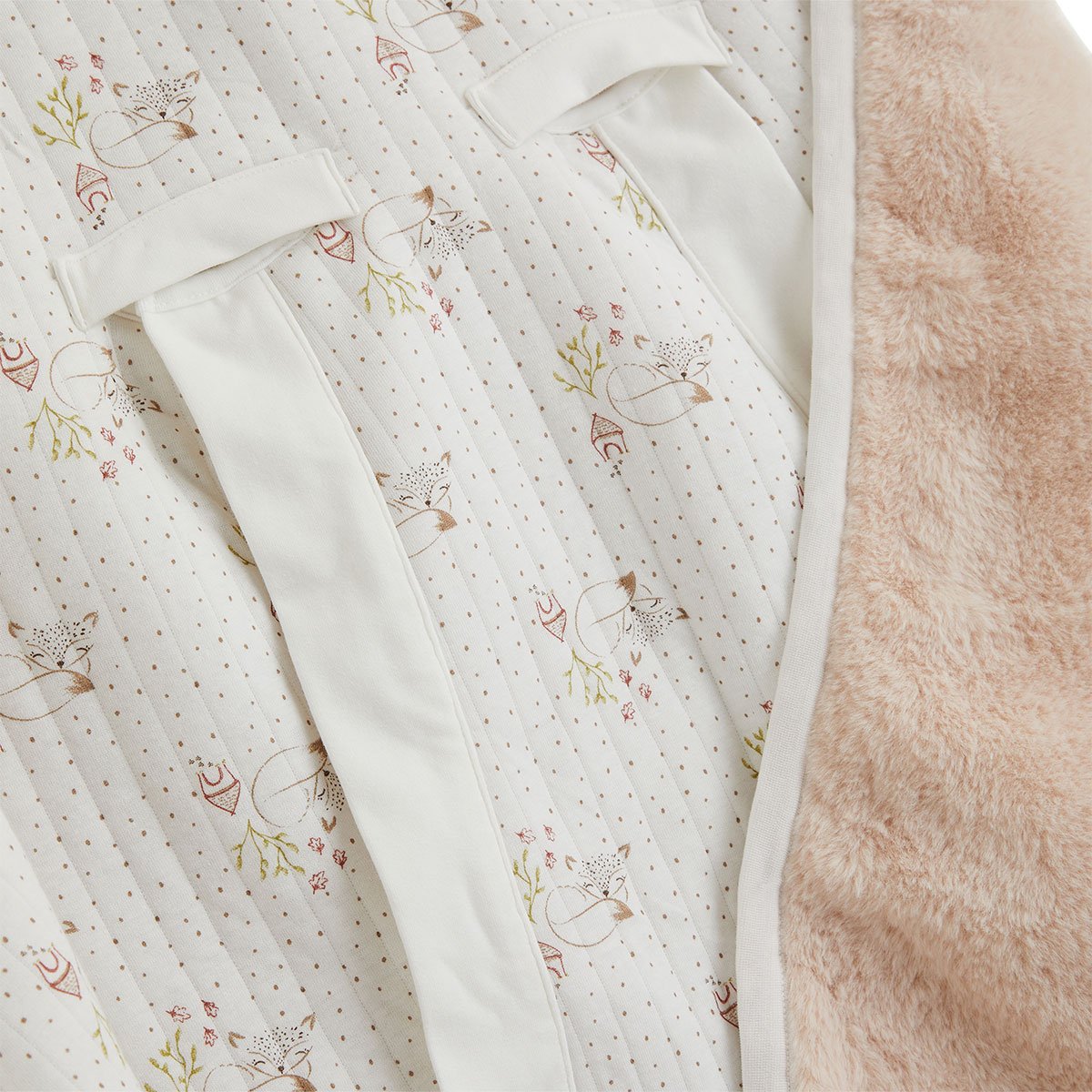 Couverture de voyage bébé Doucette rose, PETIT BEGUIN