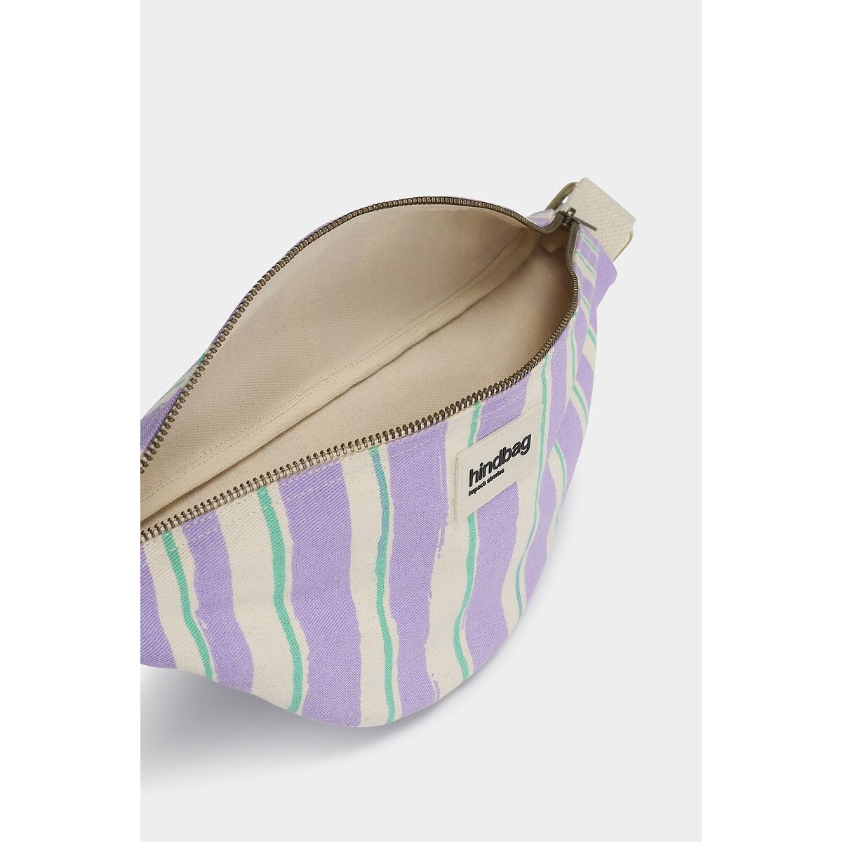 Gestreifte Banana-Bag OLIVIA violett gestreift fantasie, HINDBAG