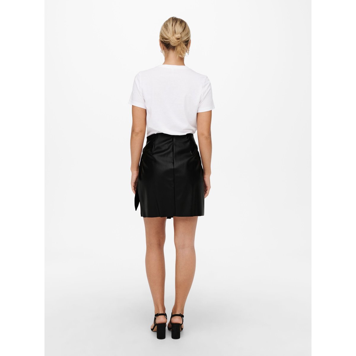 Jupe Effet Portefeuille En Simili black, ONLY