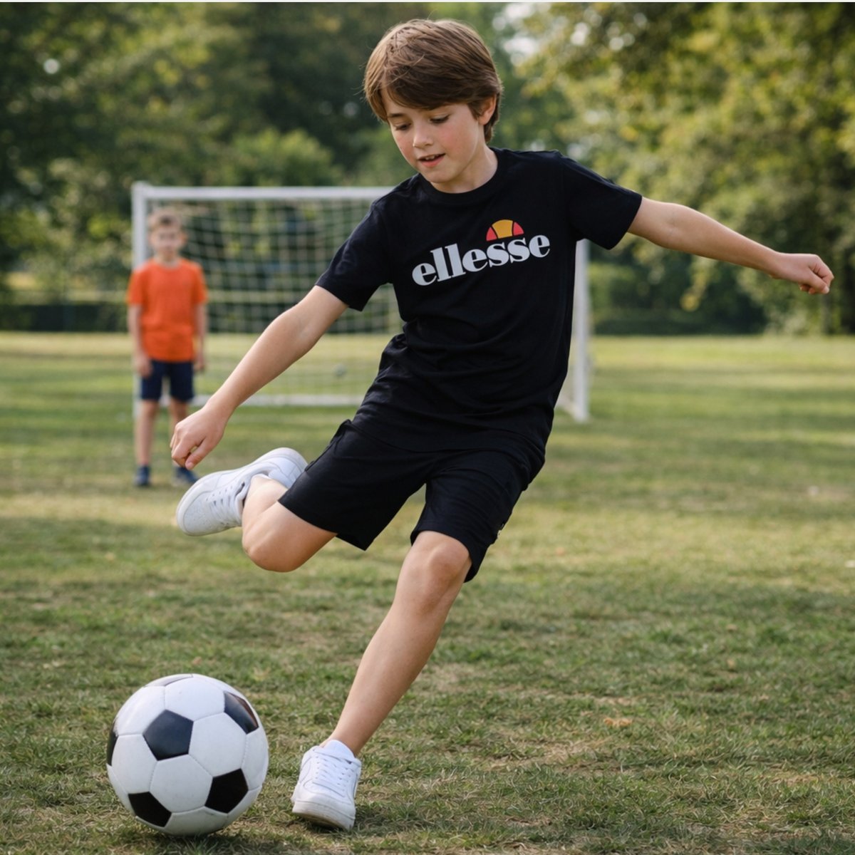 Ensemble t-shirt manches courtes et short SUMMER CAMP noir, ELLESSE