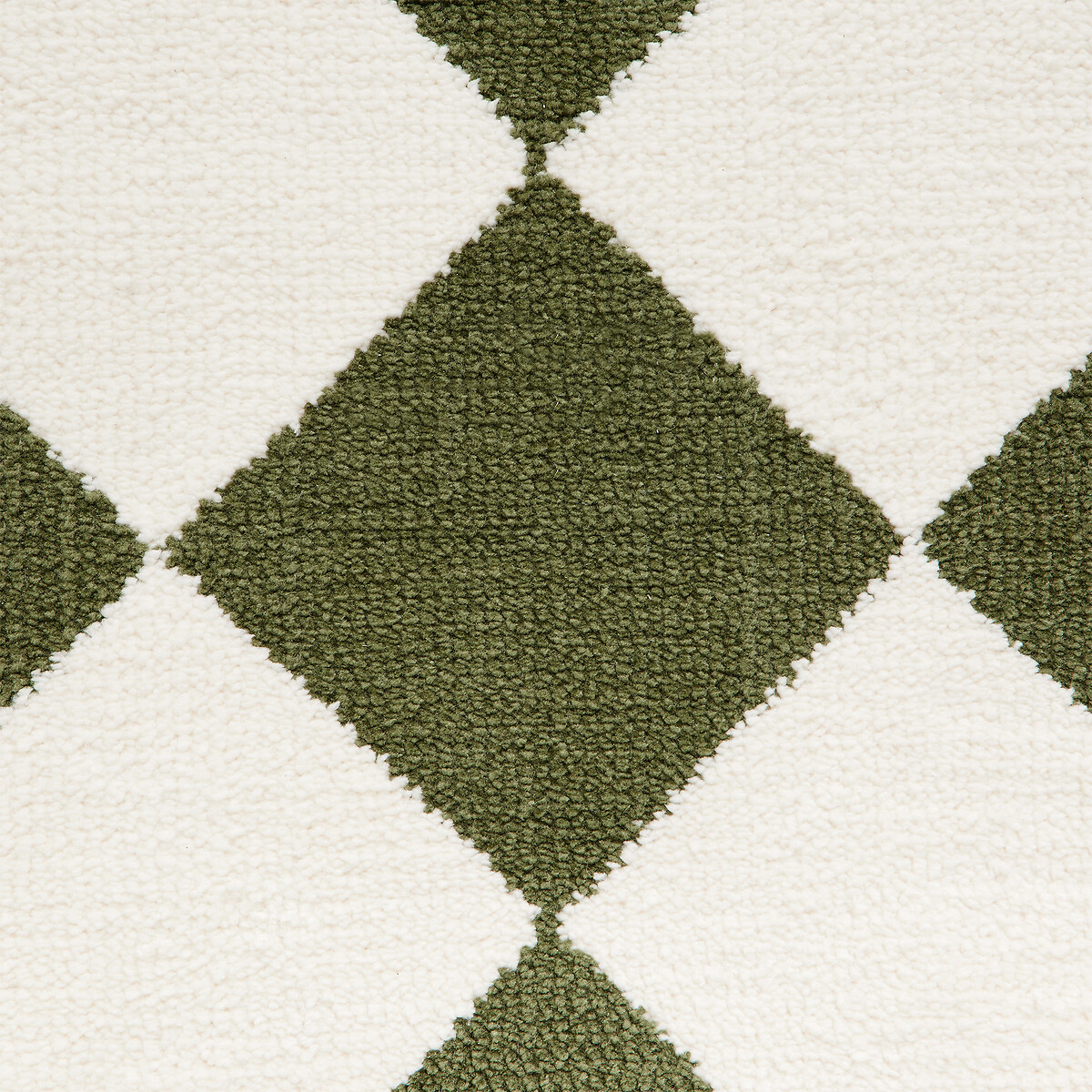 Tapis, motif losanges, BLOVA kaki, LA REDOUTE INTERIEURS