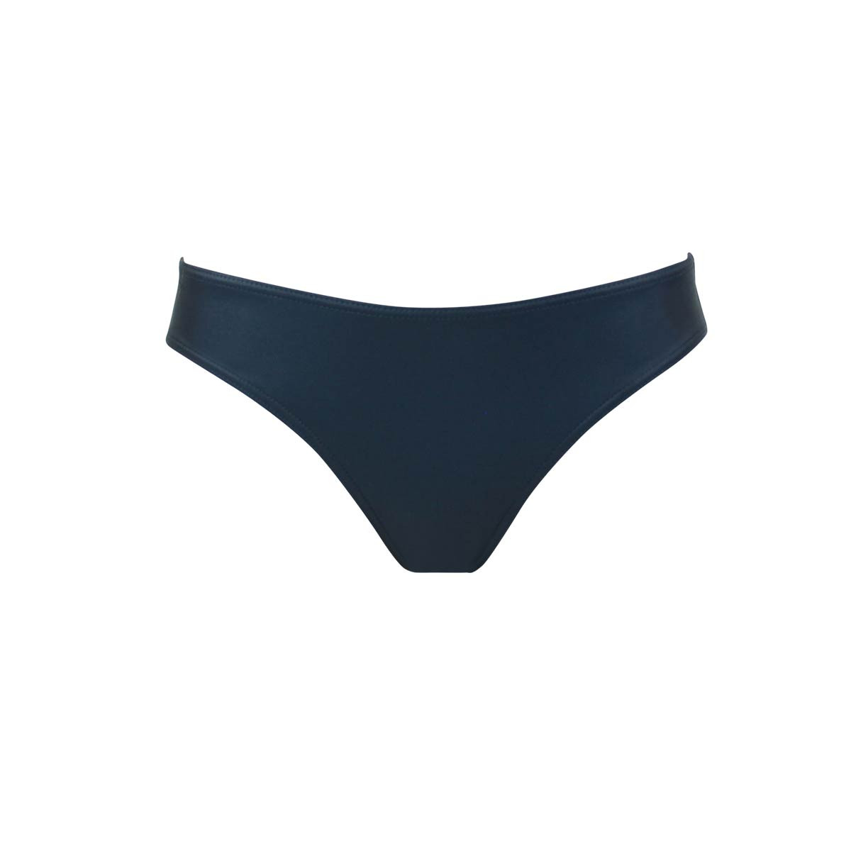 Bas de maillot échancré tanga IRIS bleu, LAURA BY JANINE ROBIN