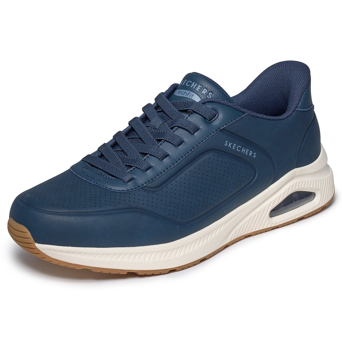 Slip-Ins Relaxed Fit Trainers: Arch Fit Uno Relaxing On Air navy, SKECHERS