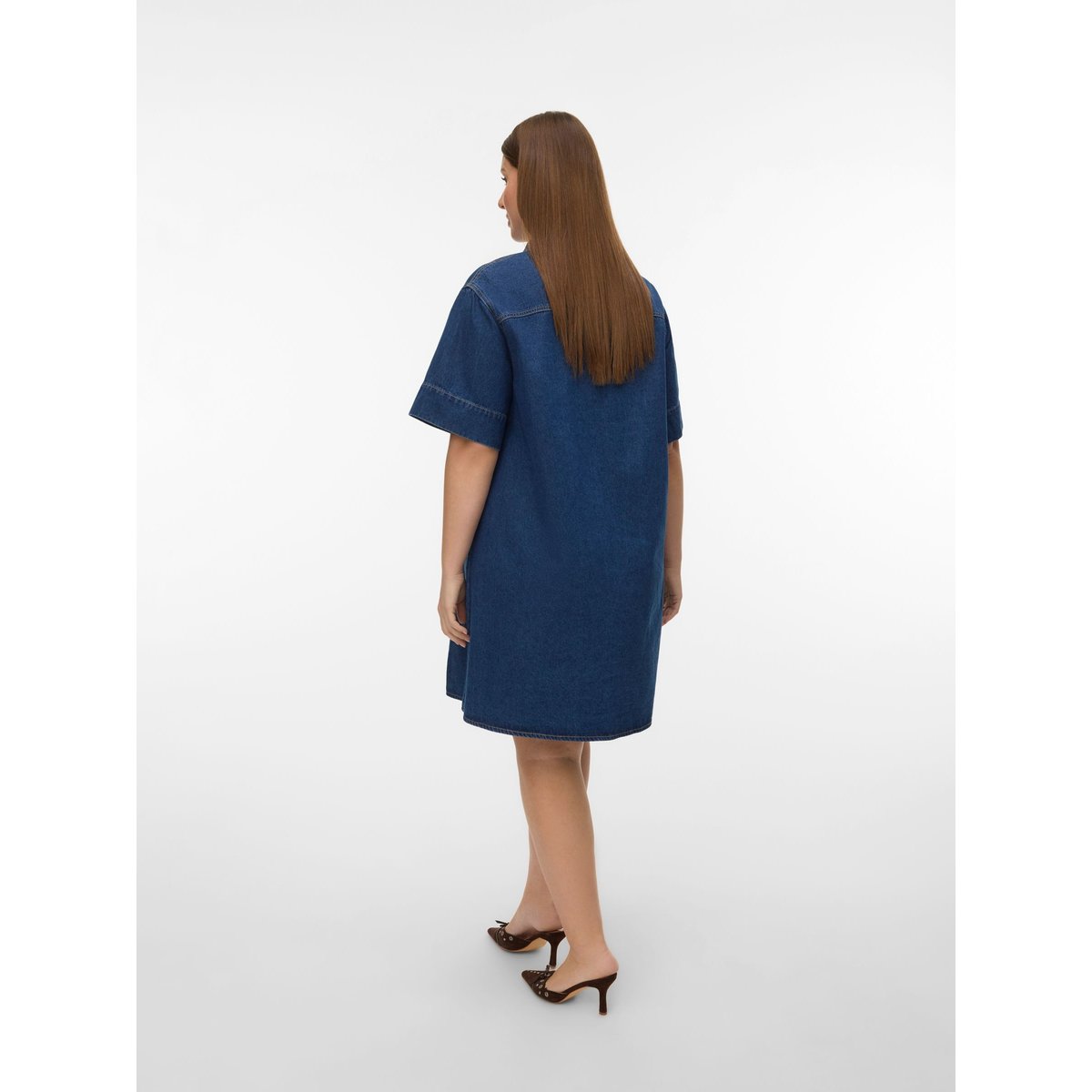 Robe En Denim medium blue denim, VERO MODA